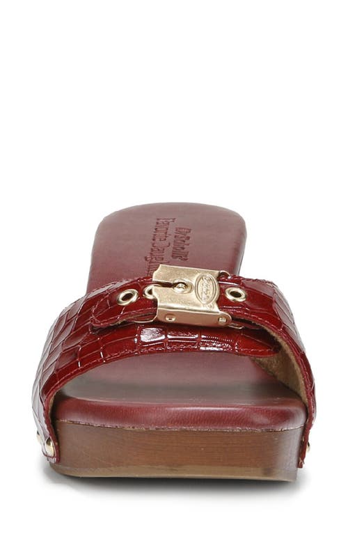 Shop Dr. Scholl's X Favorite Daughter Heartbreak Kitten Heel Sandal In Wine