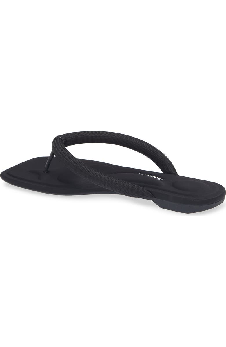 Alexander Wang Jenna Tubular Strap Flip Flop, Alternate, color, Black