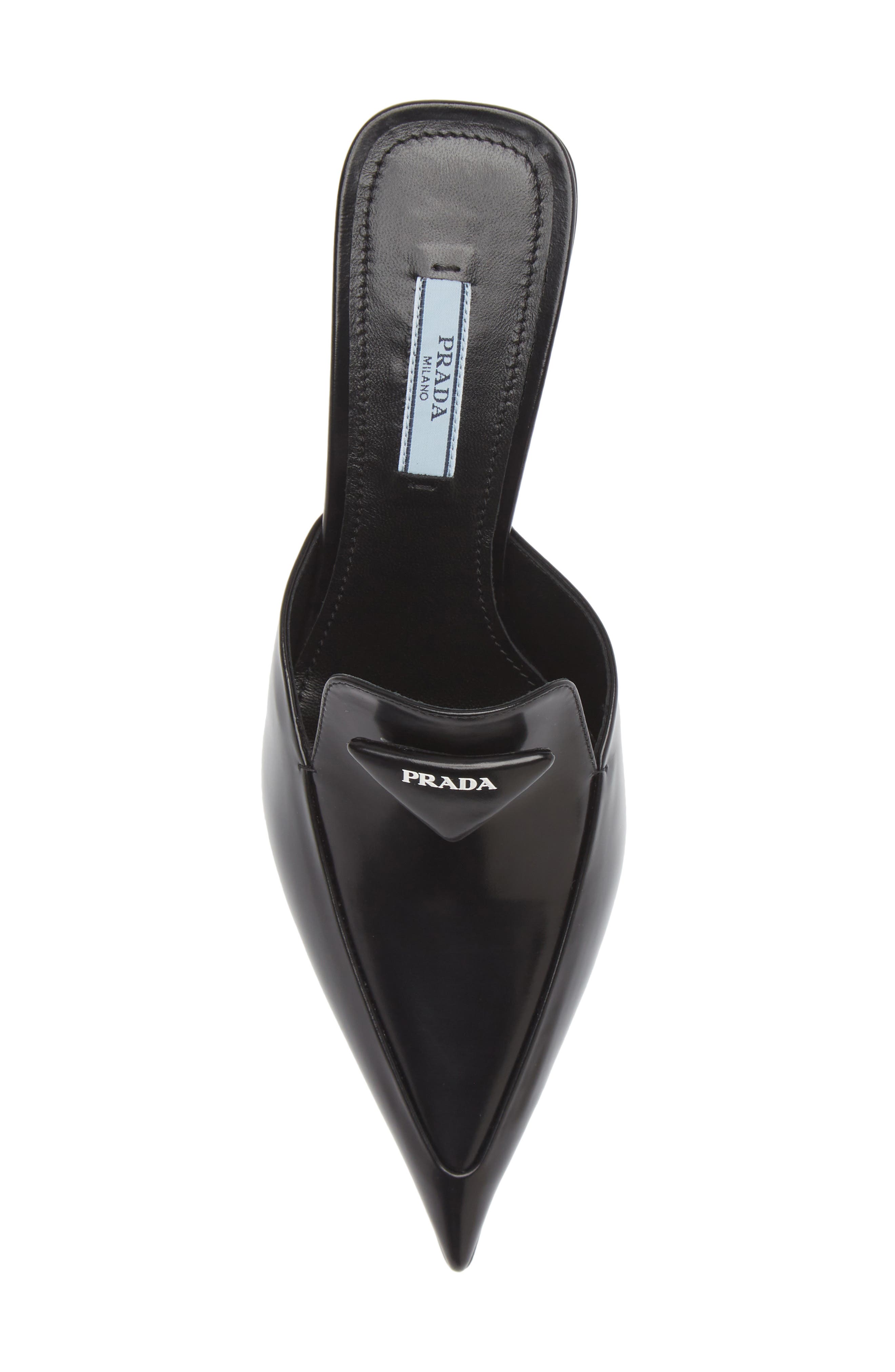 Prada Mocassini Pointed Toe Mule, Alternate, color, 