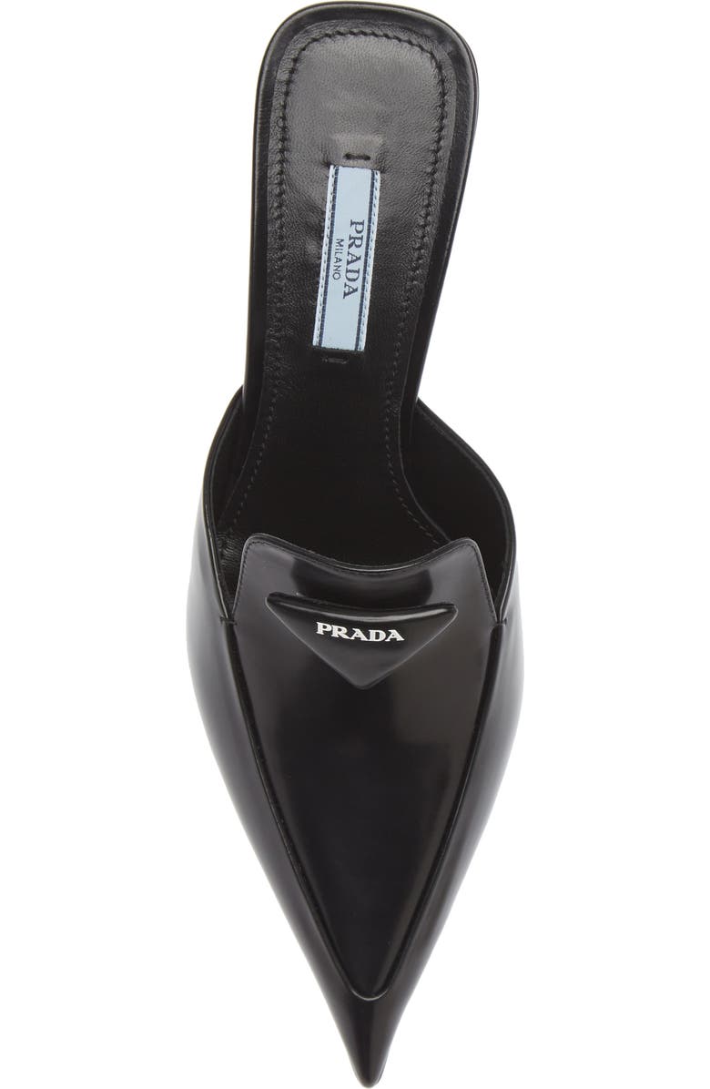 Prada Mocassini Pointed Toe Mule, Alternate, color,