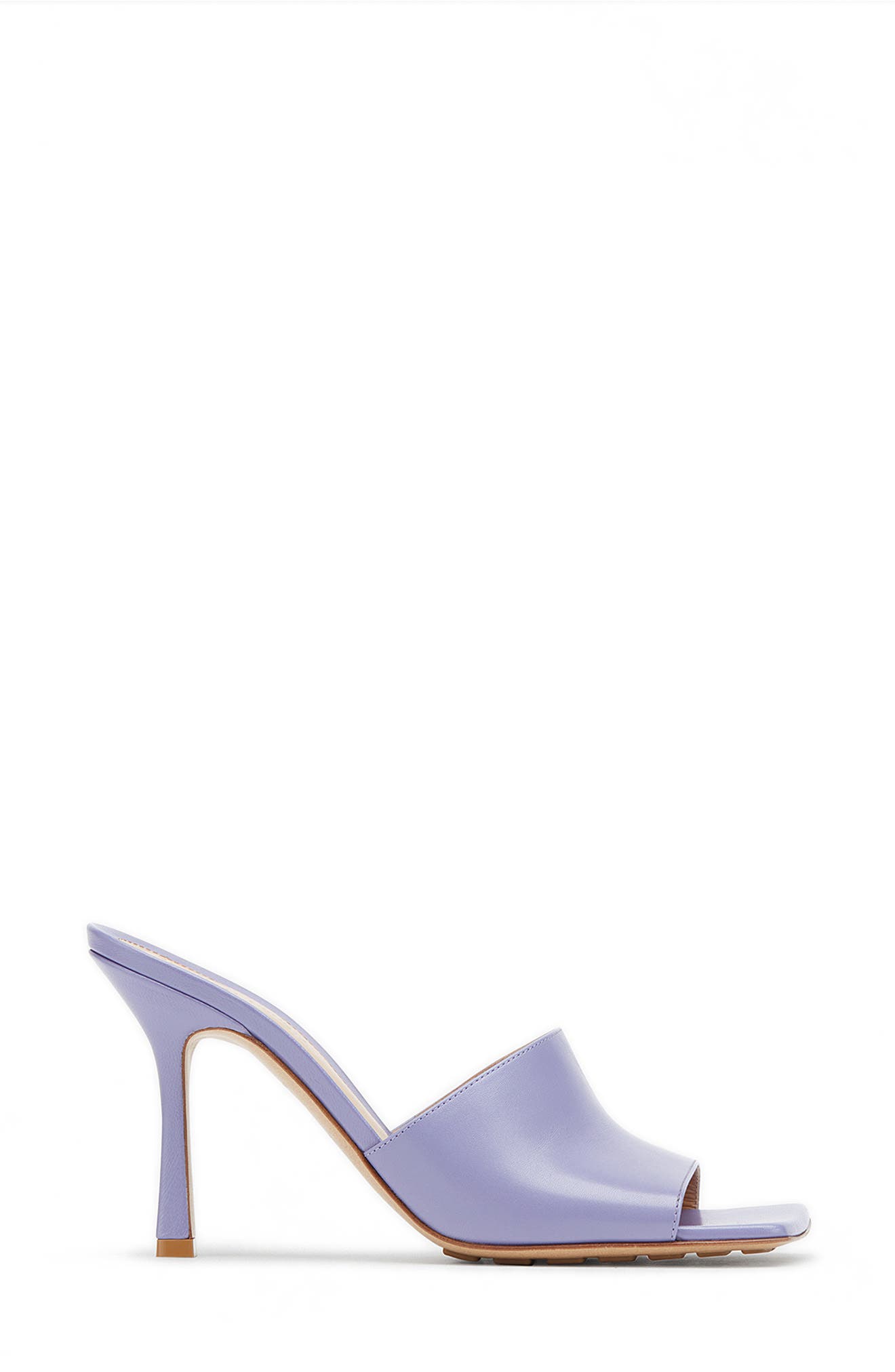 Stretch Square Toe Slide Sandal, Main, color, LAVENDER