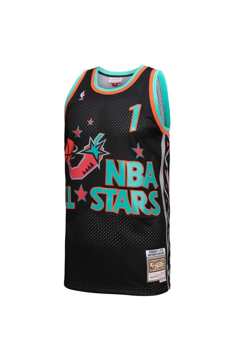 Mitchell & Ness Men's Mitchell & Ness Penny Hardaway Black 1996 NBA All-Star Game Hardwood Classics Reload 3.0 Swingman Jersey, Alternate, color, 