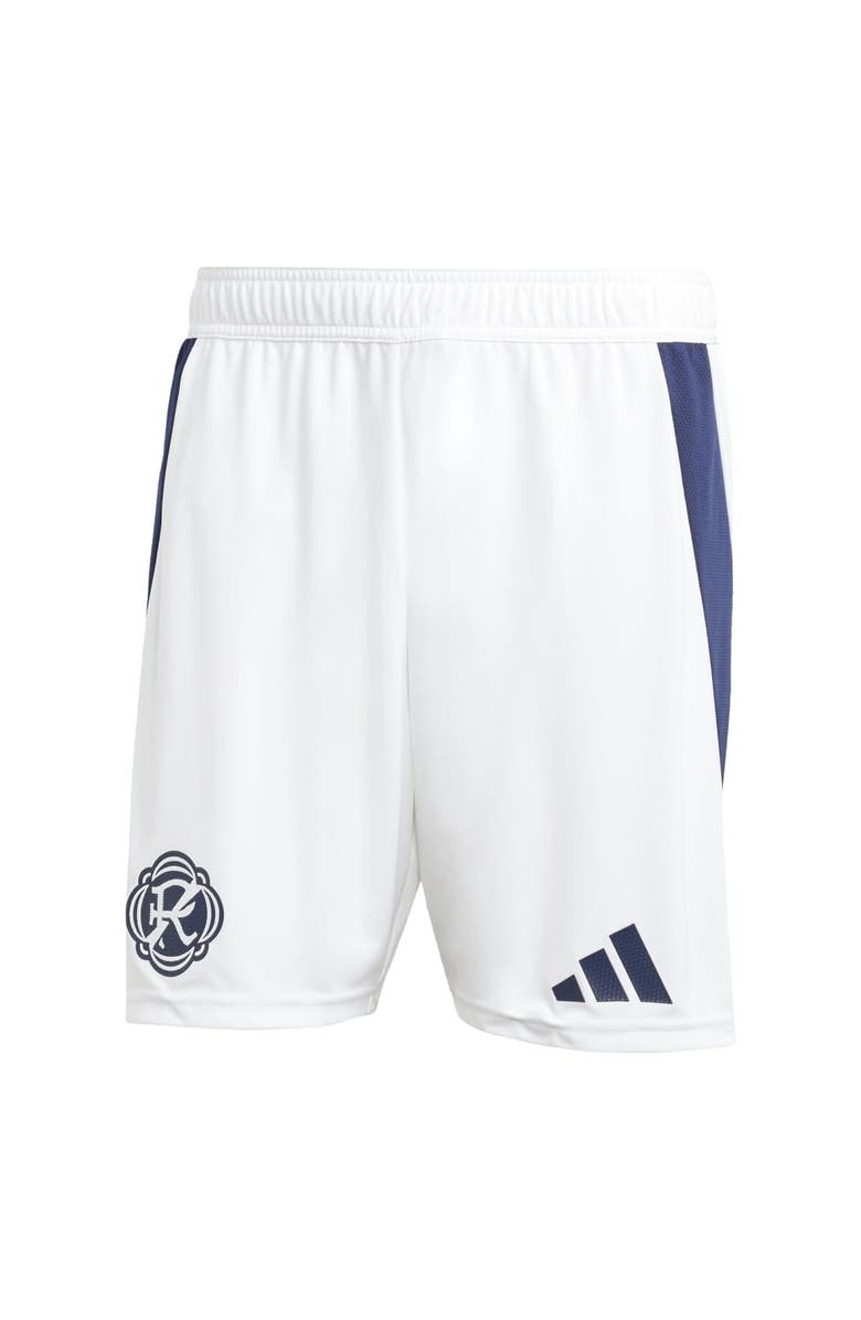 adidas Men's adidas White New England Revolution Away 2025 Eastern White Pine X Flag of New England Authentic Shorts, Main, color, White