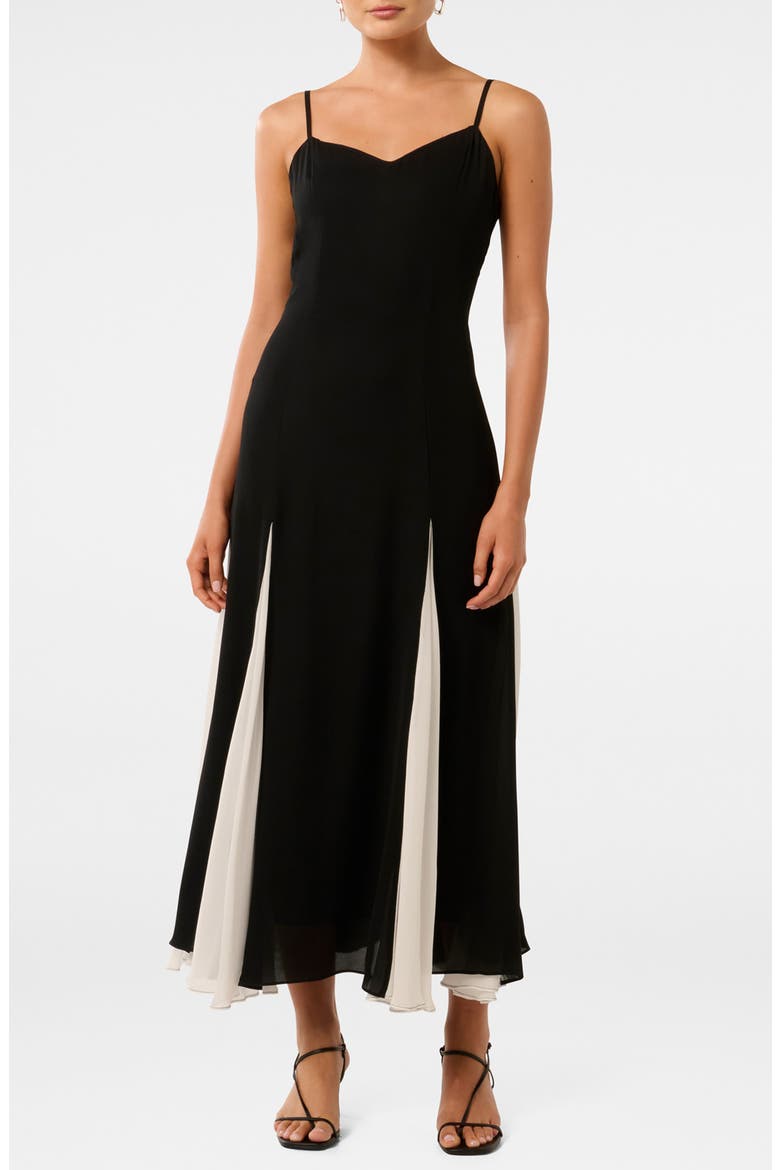 Ever New Dahlia Contrast Godet Pleat Gown (Women) | Nordstrom