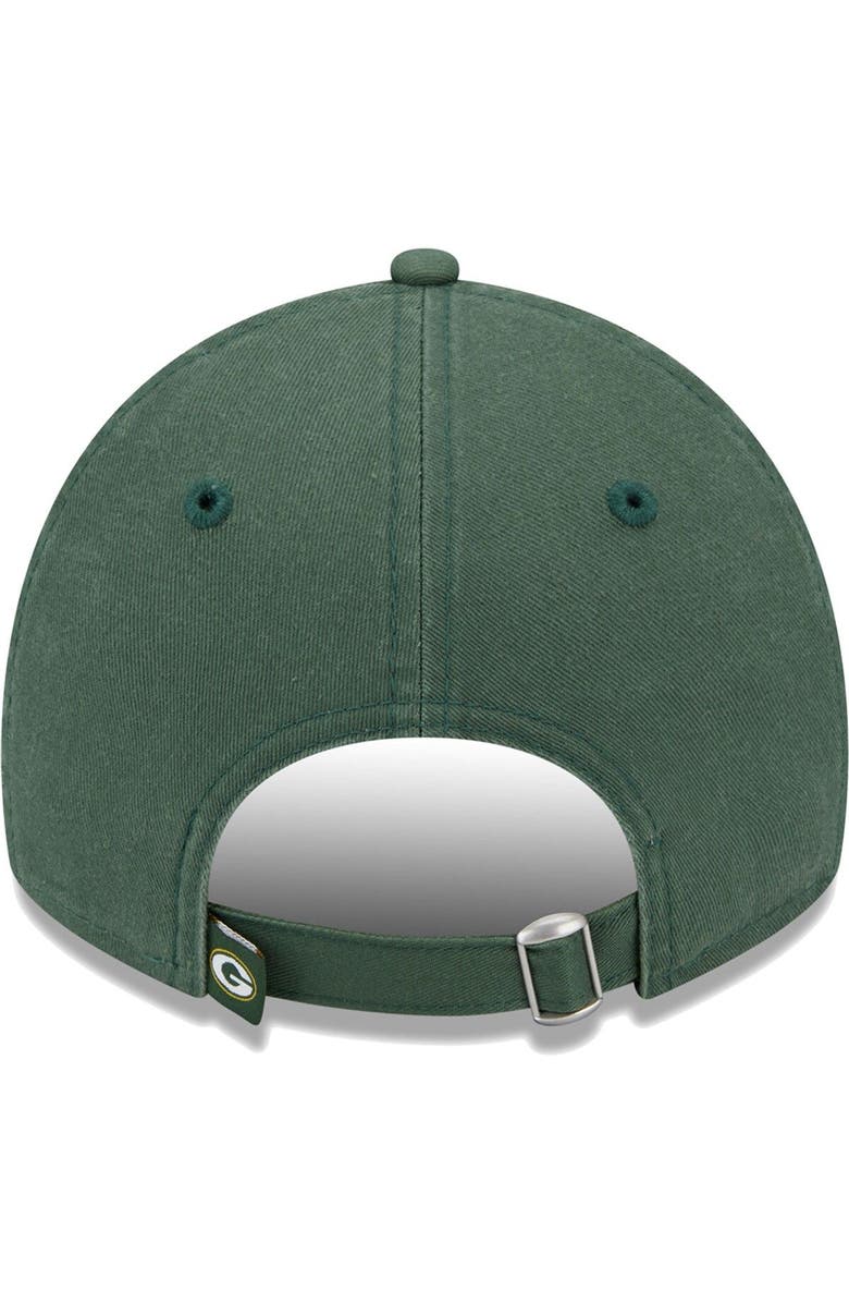 New Era Women's New Era Green Green Bay Packers Leaves 9TWENTY Adjustable Hat, Alternate, color,