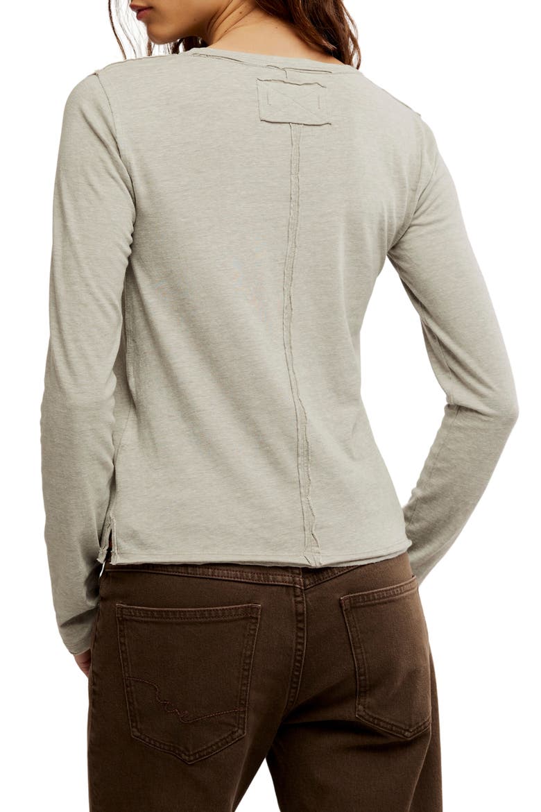 Nova Long Sleeve T-Shirt, Alternate, color, CAIMAN