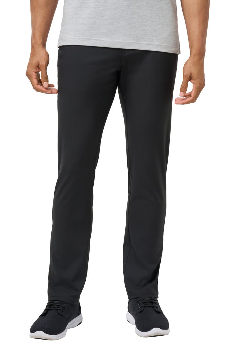 TravisMathew Wanderlust Performance Golf Pants, Main, color, Black