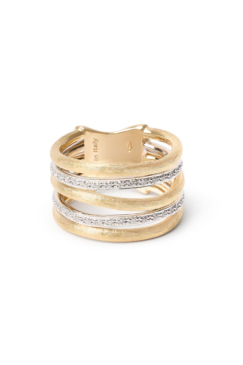 18k Gold Multi-Band Diamond Stack Ring, Alternate, color, YELLOW GOLD/WHITE GOLD