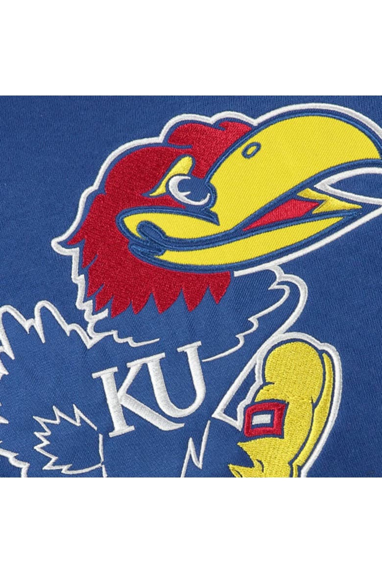 Youth Stadium Athletic Royal Kansas Jayhawks Big Logo Pullover Hoodie, Alternate, color, Royal