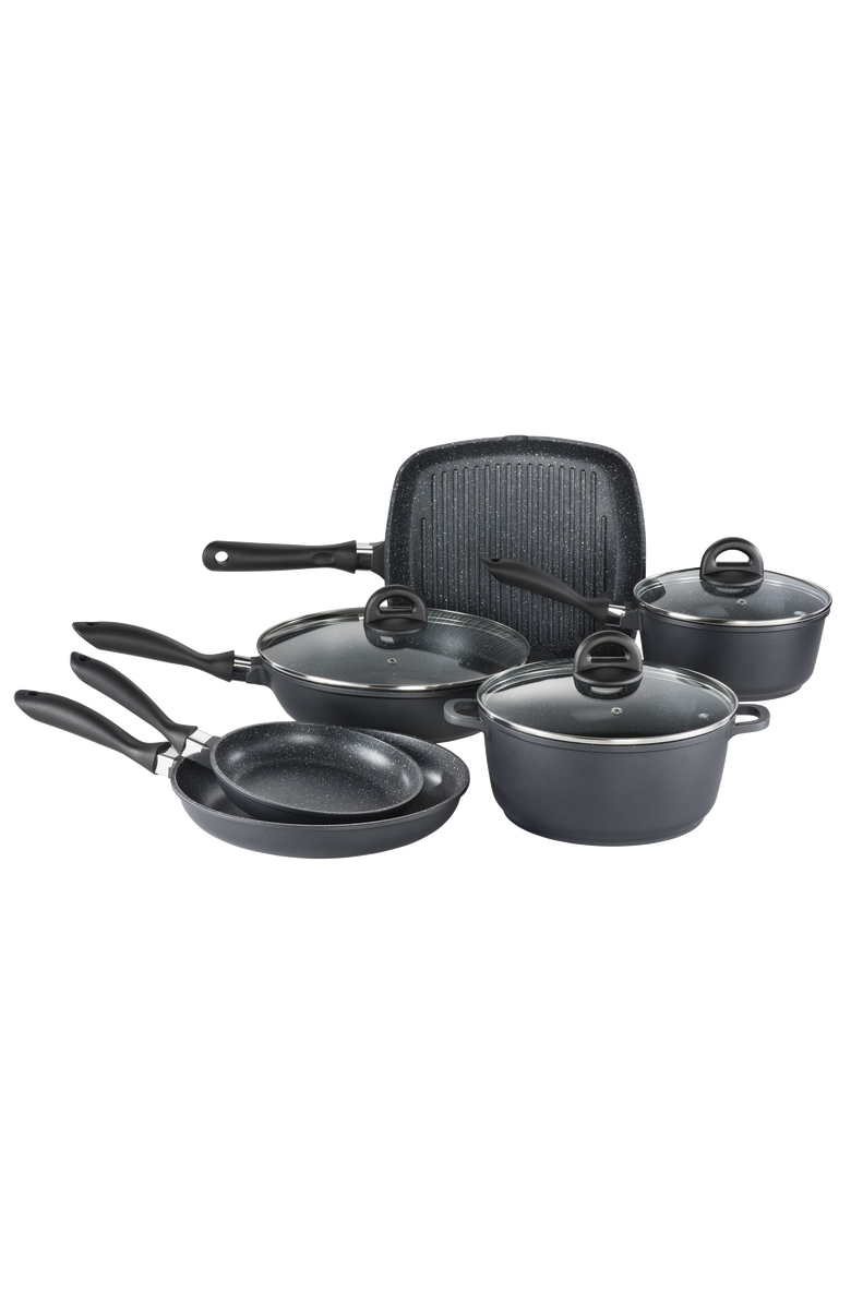 Cuisine::pro<sup>®</sup> STONE<sup>™</sup> 9-Piece Cookware Set, Main, color, Black