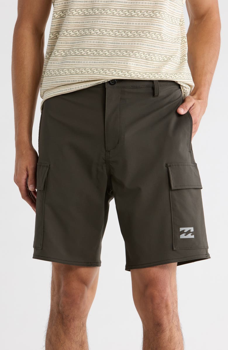 Billabong Quinn Hybrid Shorts, Main, color, Charcoal