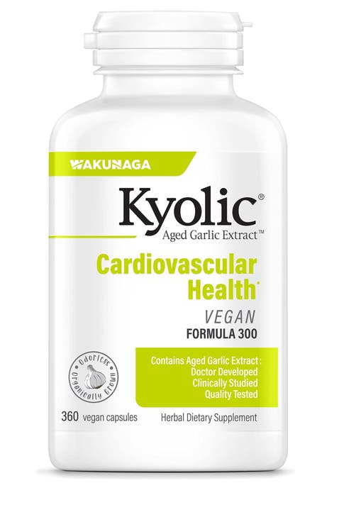 Aged Garlic Extract Formula 300, Cardiovascular Health, Vegan, Capsules 360 count