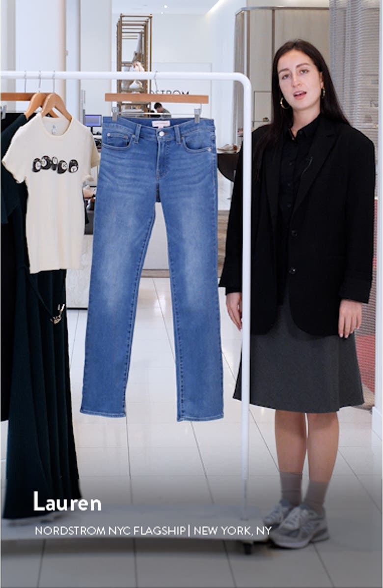 Sweet Mid Rise Straight Leg Jeans, sales video thumbnail