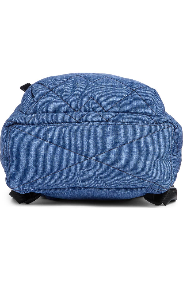 Marc Jacobs Quilted Denim Effect Nylon Backpack, Alternate, color, Denim Blue