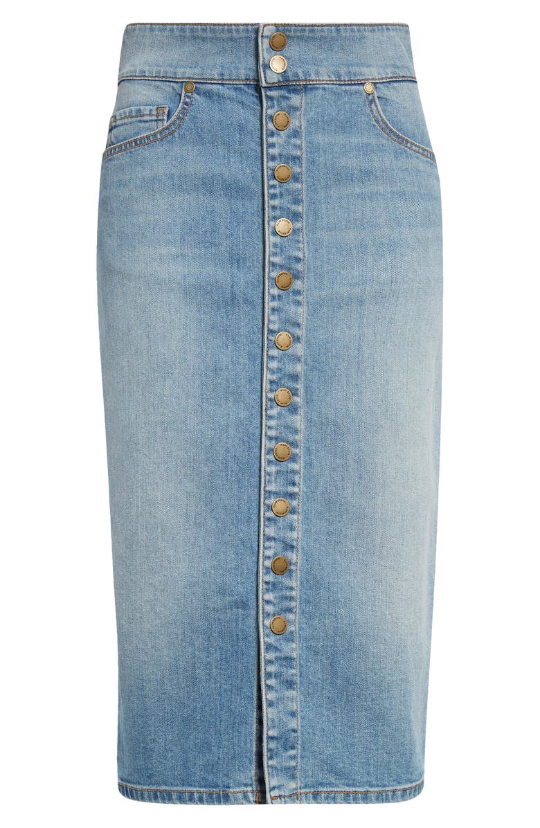 Ramy Brook Karter Denim Skirt, Alternate, color,