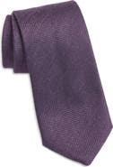 Jack Victor Solid Cotton, Wool 
Silk Tie