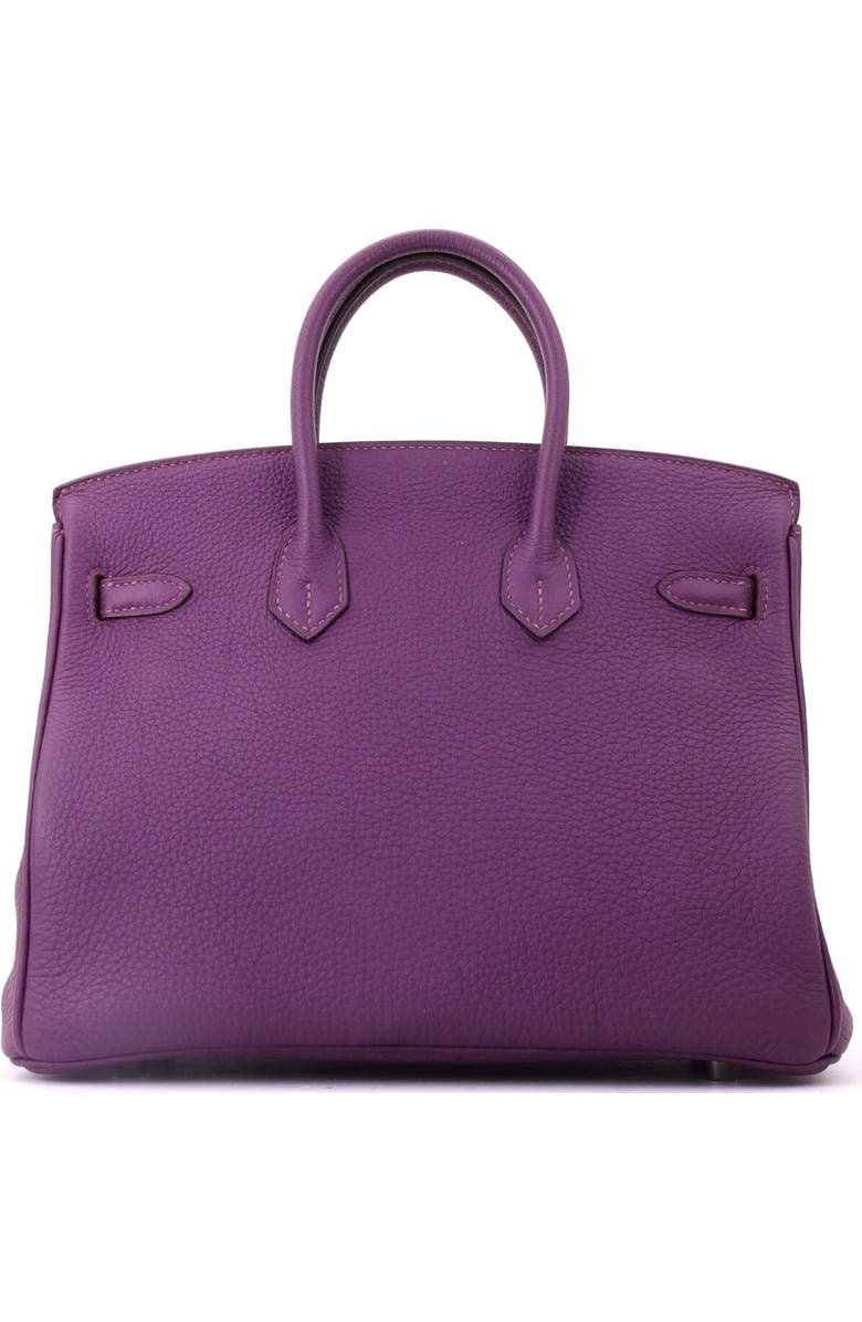 Pre-Owned Hermes Birkin Handbag Purple Togo with Palladium Hardware 25, Alternate, color, Anemone