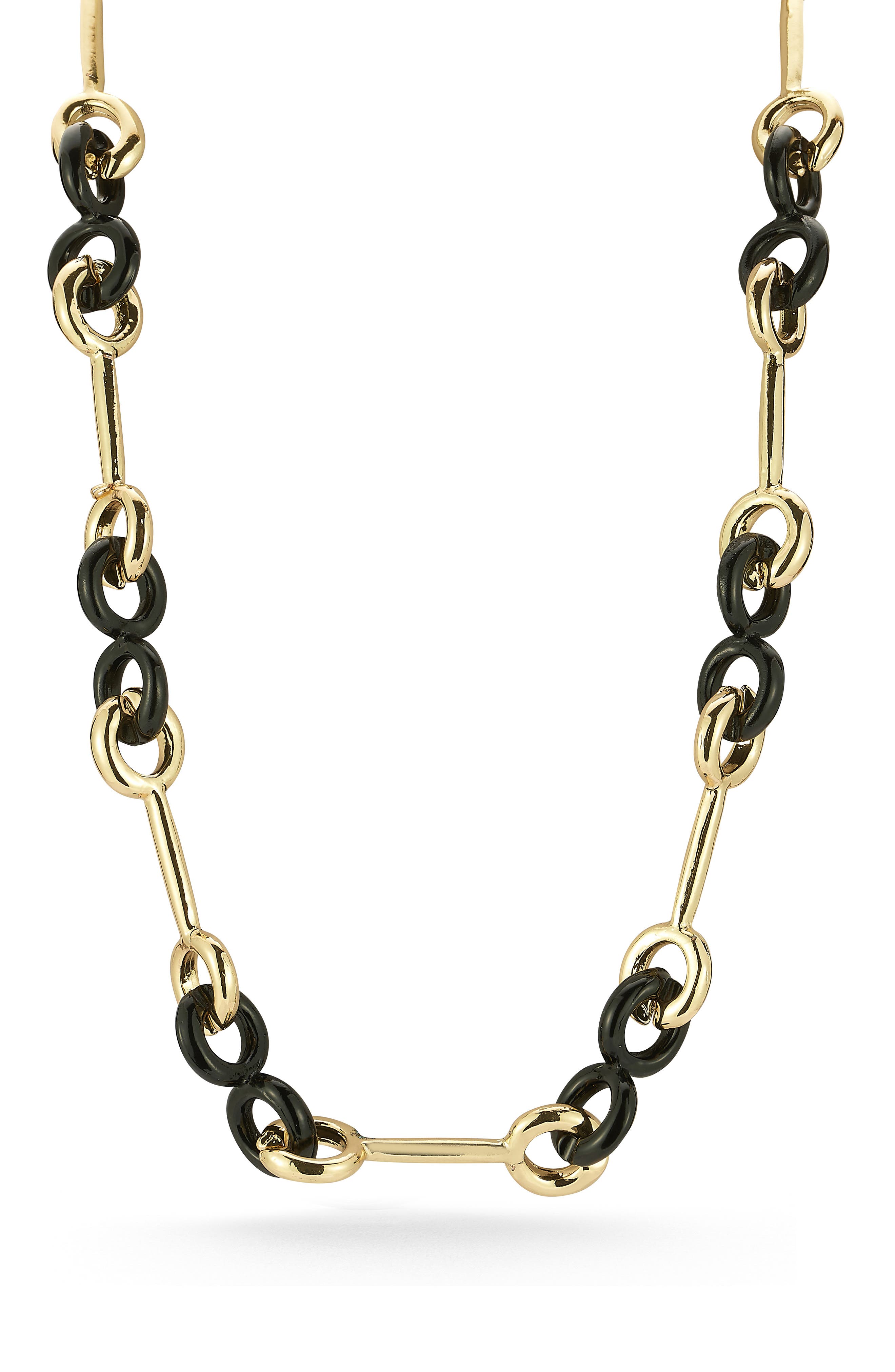 Enamel Link Necklace