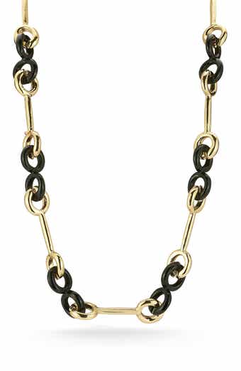 Enamel Link Necklace