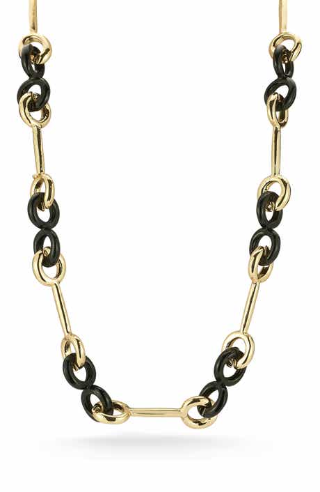 Enamel Link Necklace