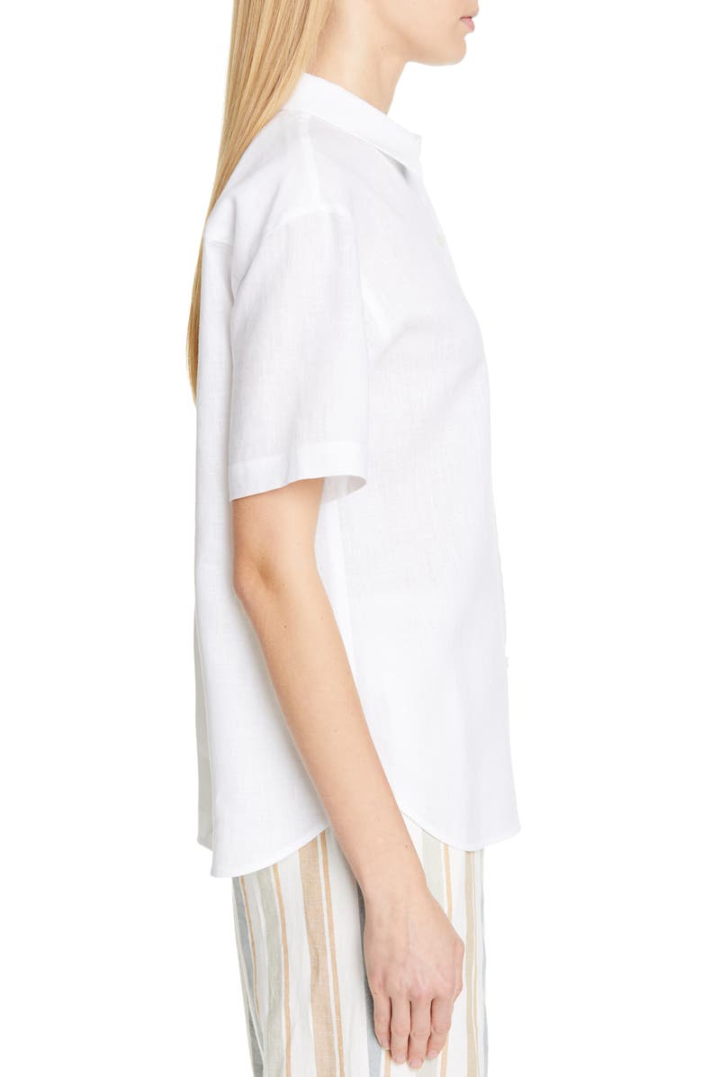 Lafayette 148 New York Justice Linen Shirt, Alternate, color, 