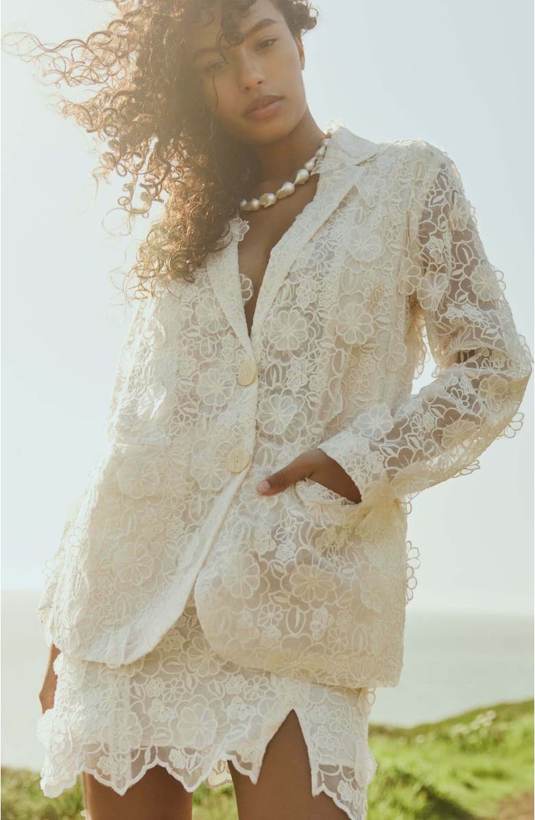 Eddy Jillette Lace Blazer, Alternate, color, 