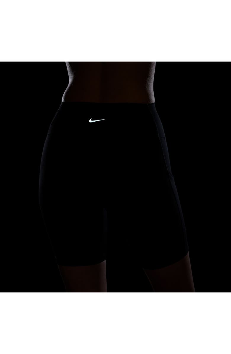Nike One 8-Inch High Waist Biker Shorts, Alternate, color, 