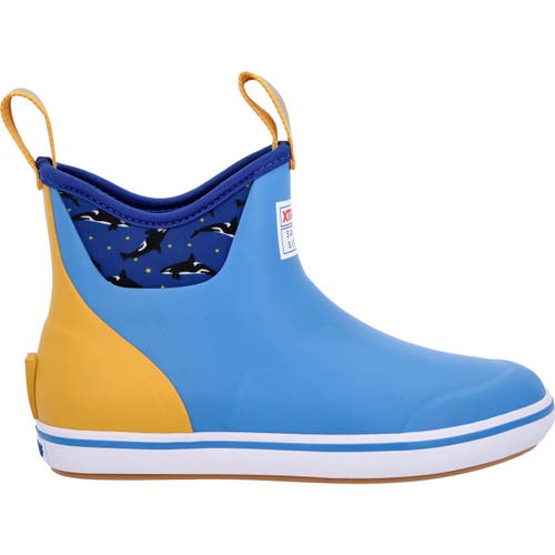 Xtratuf Salmon Sisters Ankle Deck Boot In Animal Print