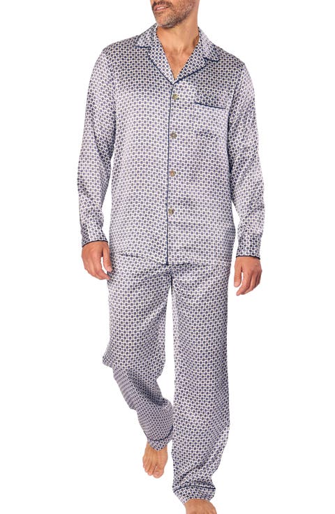 Foulard Print Mulberry Silk Pajamas
