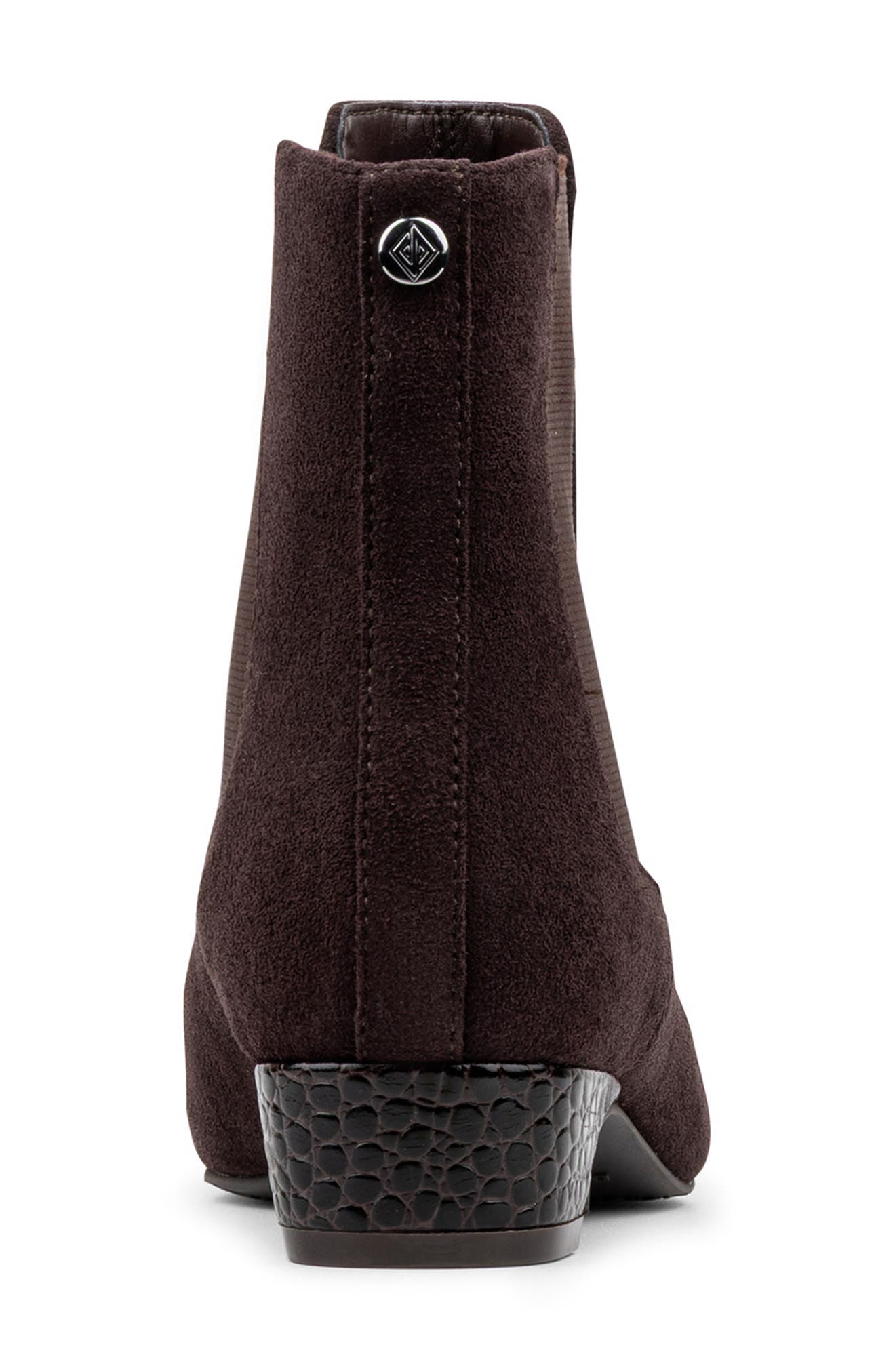 CIty Patent Chelsea Boot, Alternate, color, DARK BROWN