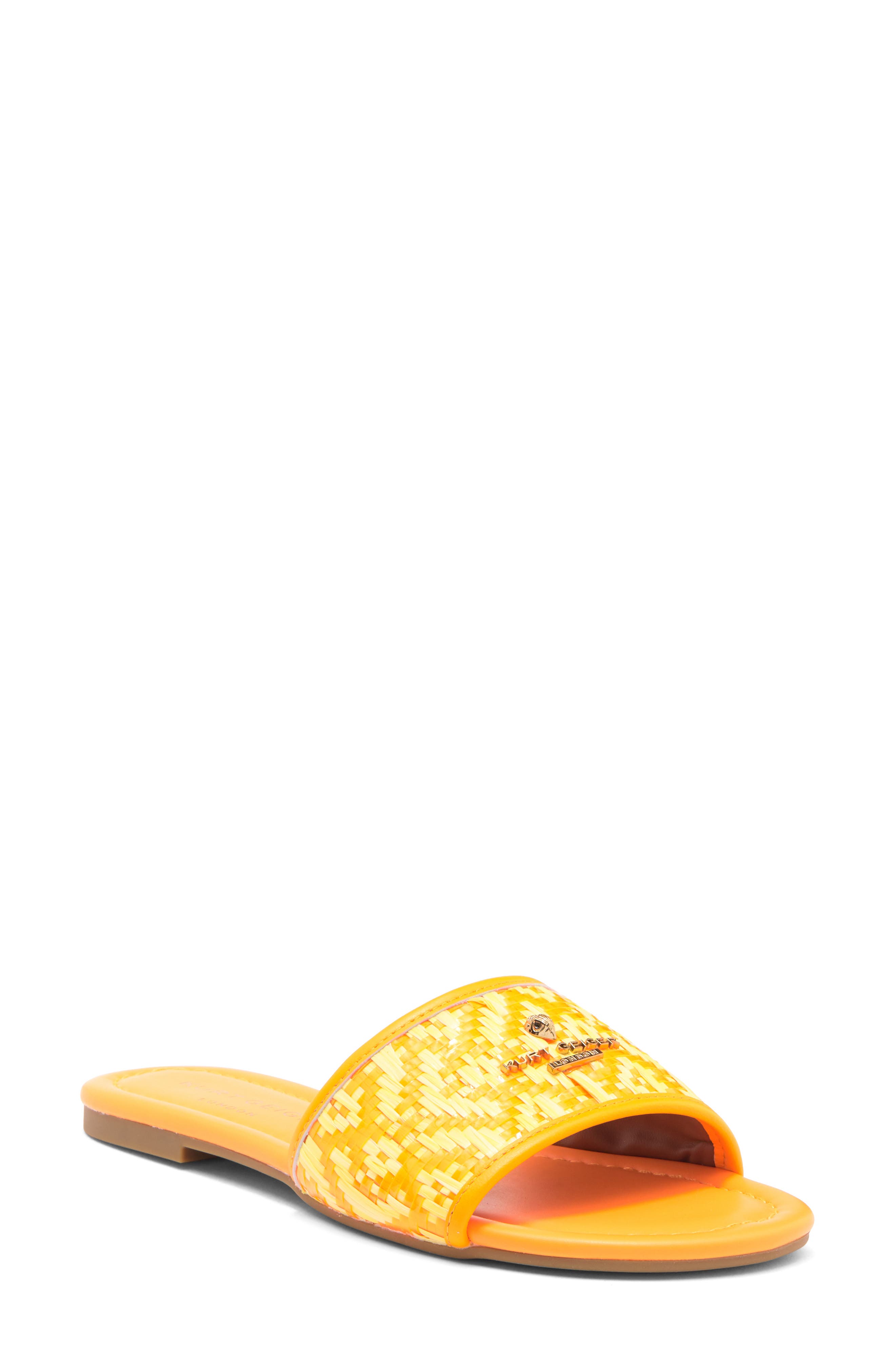Kurt Geiger London Greenwich Slide Sandal, Main, color, Orange