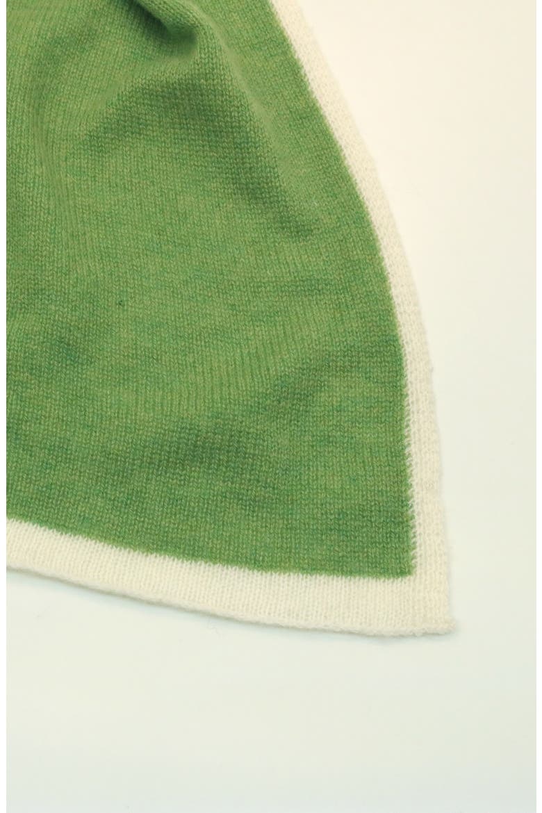 Cashmere Cowl Neck Poncho, Alternate, color, SAPLING/ WHITE