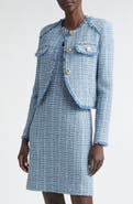ST. JOHN Vilette Tweed Crop Jacket