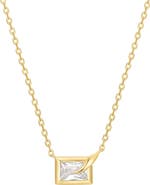 ANIA HAIE Bezel Cubic Zirconia Pendant Necklace
