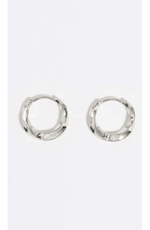 Textured Hoop Earrings