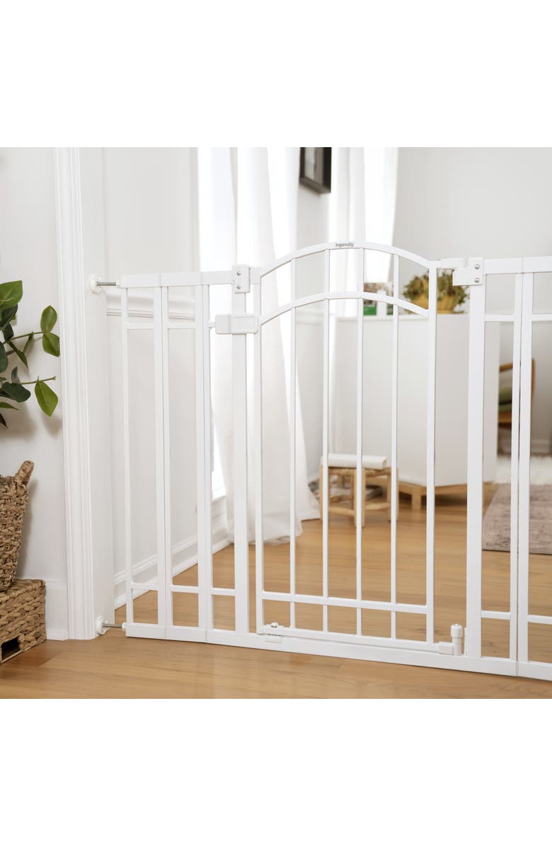 INGENUITY The Doorway 48W Series Baby and Dog Gate, Main, color, White