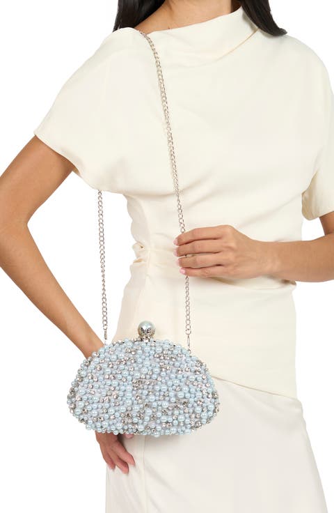 Maeve-M Faux Pearl Clutch