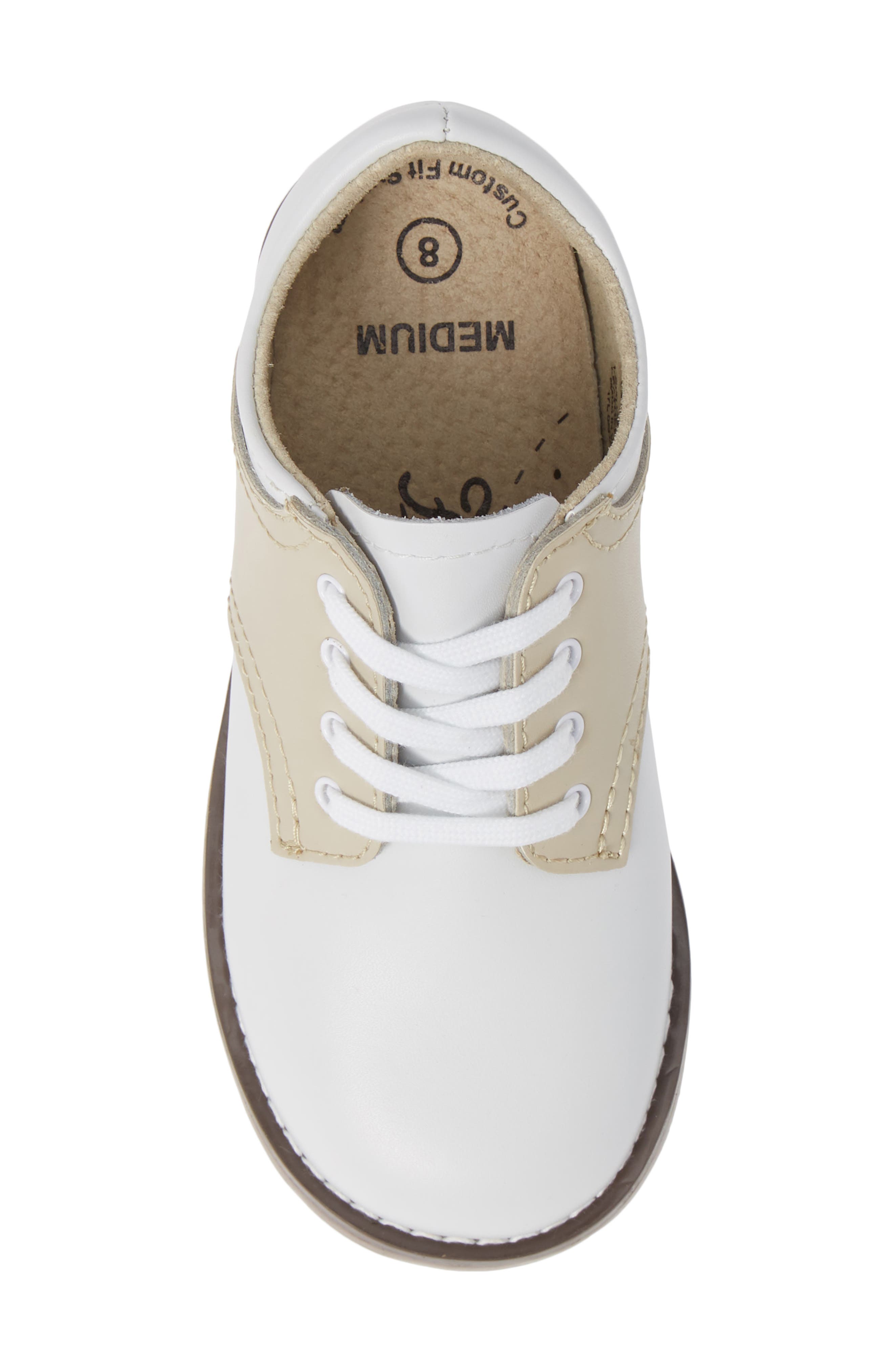 Cheer Oxford, Alternate, color, WHITE/ ECRU