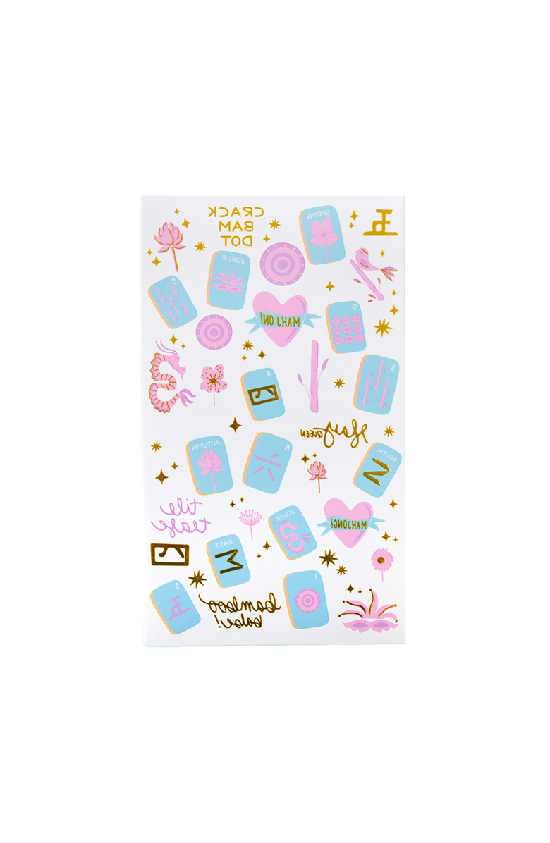 Jollity 
Co. Mahjong Tattoo Party Pack, Alternate, color, Assorted Pre-Pack
