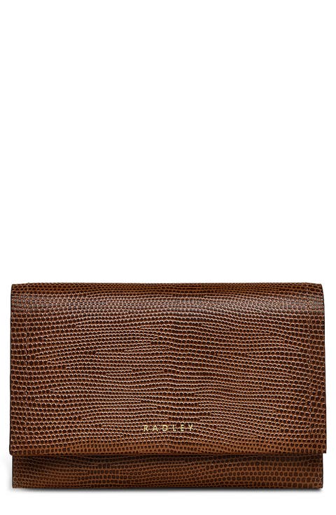 Oak Street Lizard Embossed Leather Wallet
