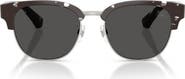 Burberry 52mm Round Sunglasses