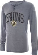 CONCEPTS SPORT Men's Concepts Sport Gray Boston Bruins Takeaway Henley Long Sleeve T-Shirt