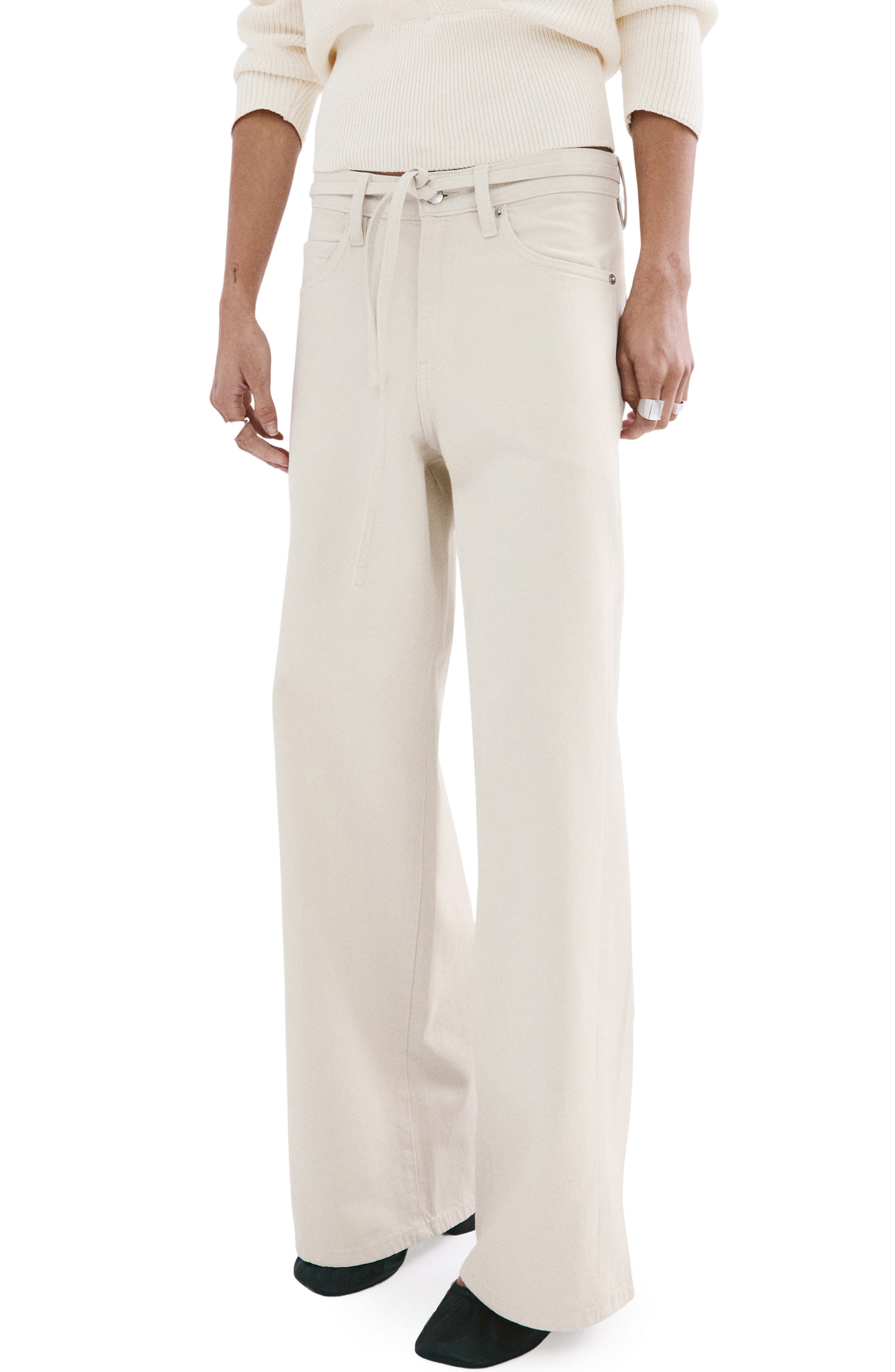 Belted Wide Leg Jeans - image 3