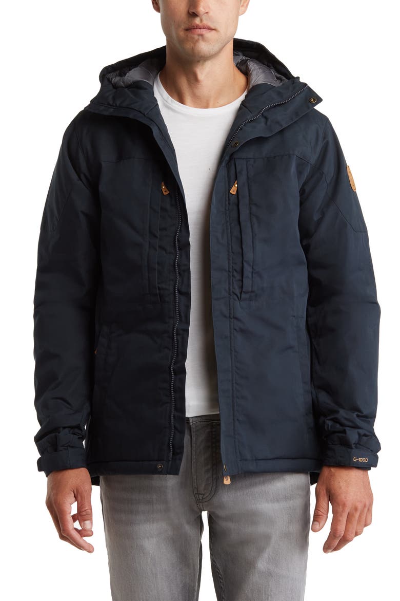 Skogsö Water Resistant Insulated Jacket, Main, color, DARK NAVY