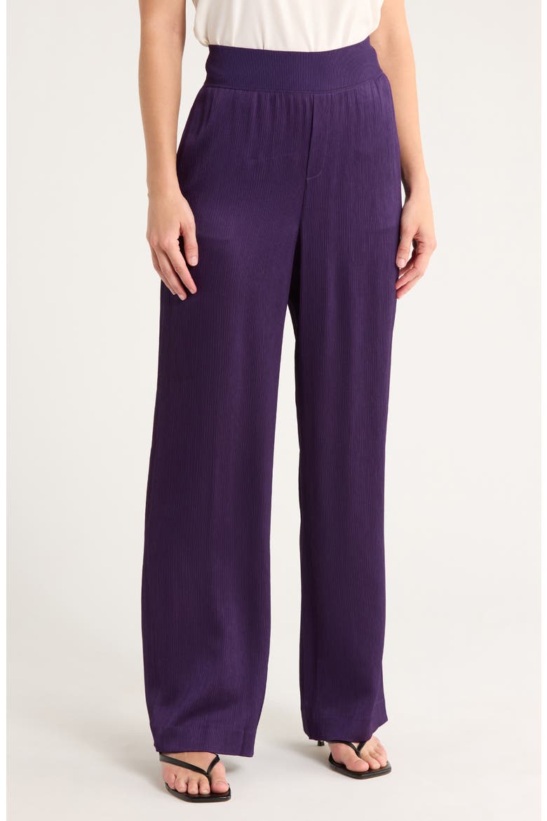 Wide Leg Pants, Main, color, BLACKBERRY