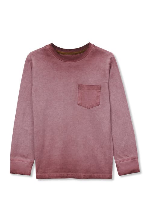 Boys Long Sleeve Washed Pocket Shirt