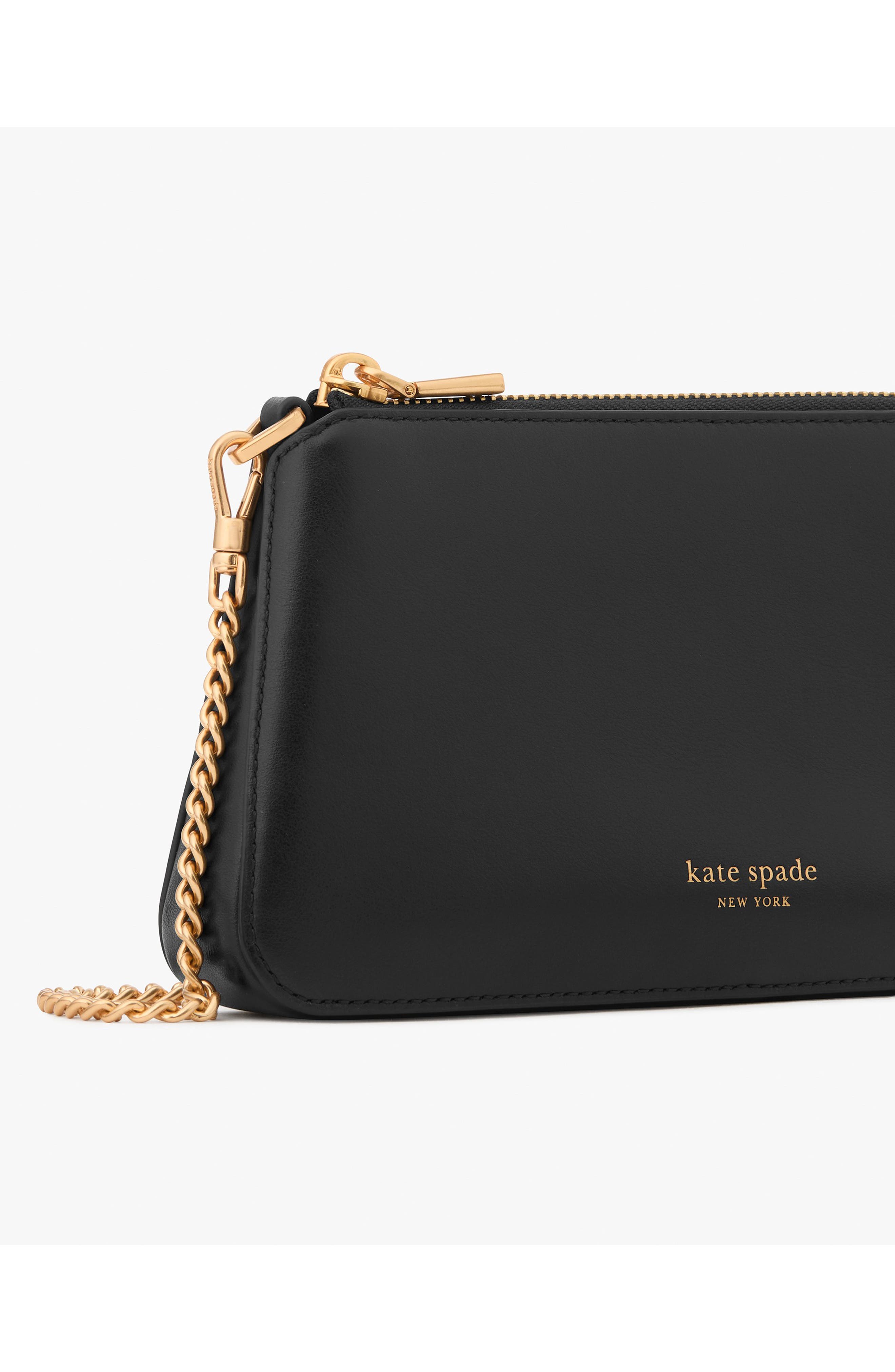 Kate Spade New York grace fine grain leather shoulder bag, Alternate, color, 