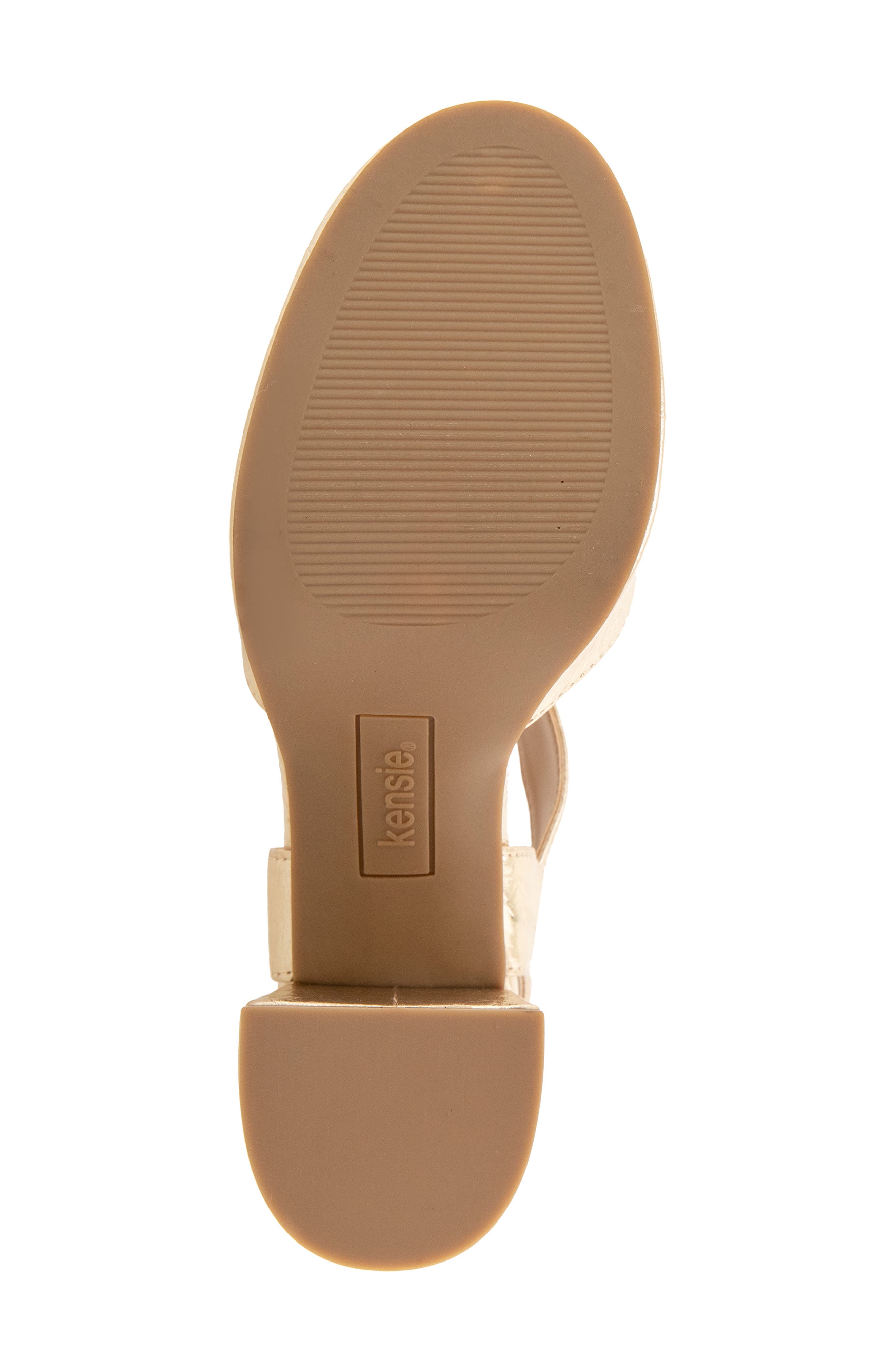Theresa Faux Leather Platform Sandal, Alternate, color, PLATINO