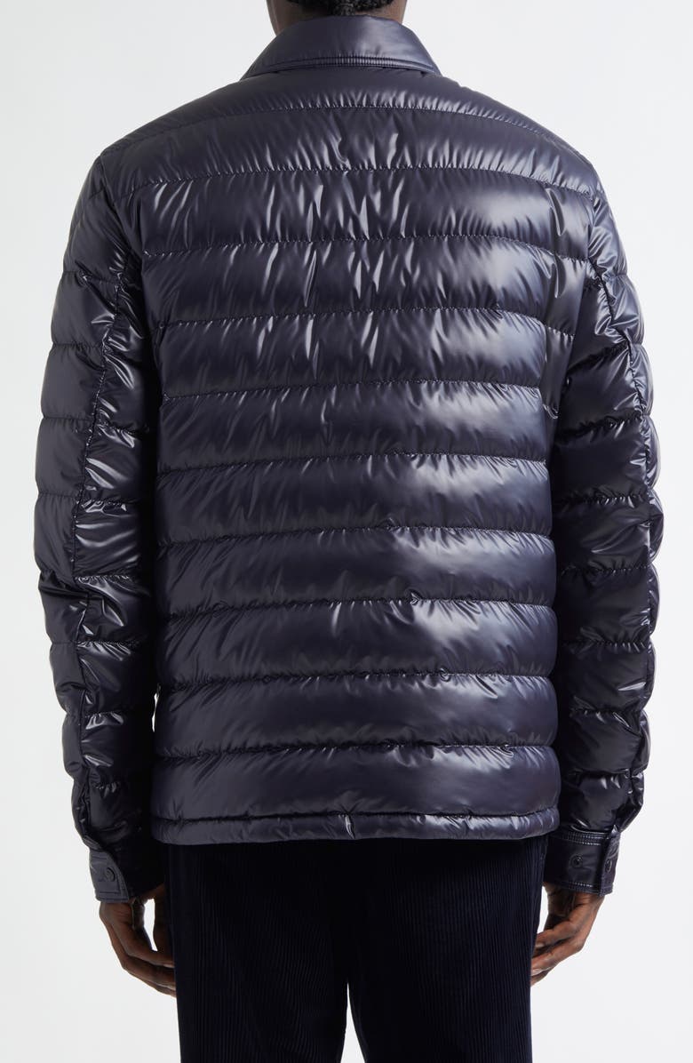 Moncler Chambly Down Shirt Jacket, Alternate, color, 