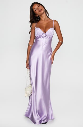 Fadyen Bias Cut Satin Maxi Dress